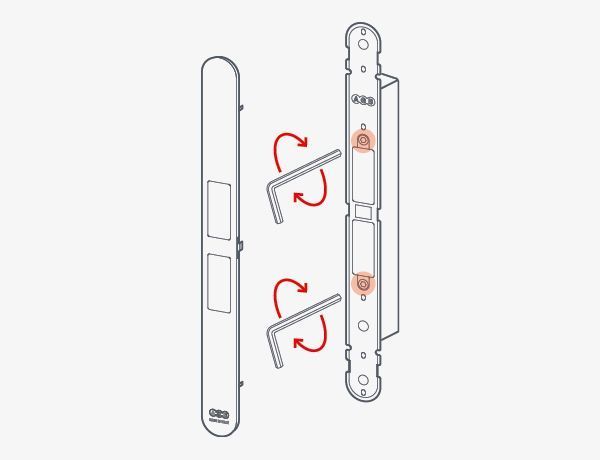 Декоративна накладка для клямки AGB Touch, під фарбування (B01120.31.01) B01120.31.01 фото