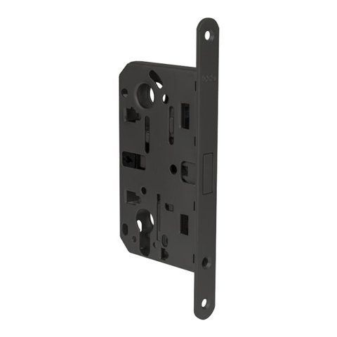 Врезной магнитный замок AGB Mediana Polaris Wave PZ, 85/50 мм, чёрный (B06133.50.93) B06133.50.93 фото
