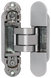 Прихована петля AGB Eclipse 2.1, 130х30 мм, матовий хром, з ковпачками (E30200.92.34 Kit) E30200.92.34+E30200.44.34 фото 3