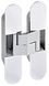 Прихована петля AGB Eclipse 3.0, 115х23 мм, матовий хром, з ковпачками (E30200.02.34 Kit) E30200.02.34+E30200.12.34 фото 1