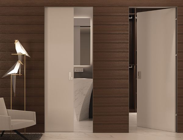 Ручка для розпашних дверей AGB WAVE WC, матова латунь (B30002.00.58) B30002.00.58 фото