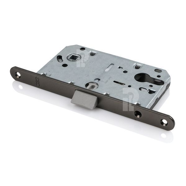 Врезной межкомнатный замок AGB Mediana Evolution PZ, 85/50 мм, титан (B01103.50.F9) B01103.50.F9 фото
