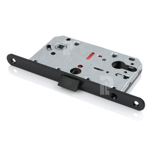 Врезной межкомнатный замок AGB Mediana Evolution PZ, 85/50 мм, чёрный (B01103.50.93) B01103.50.93 фото