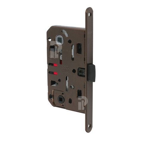 Врезной межкомнатный замок WC AGB Mediana Evolution, 96/50 мм, бронза коричневая (B01102.50.22) B01102.50.22 фото