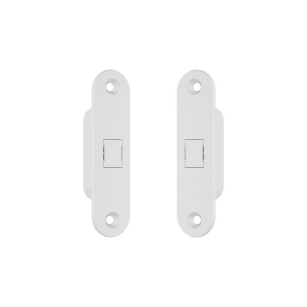Комплект магнитных фиксаторов AGB KIT Easy-Touch для деревянной двери, белый (B02404.36.FM) B02404.36.FM фото