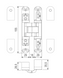 Прихована петля AGB Eclipse 5.0, 155х29 мм, чорна, з ковпачками (E30501.08.93) E30501.08.93 фото 3