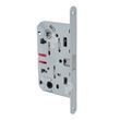 Врезной магнитный замок WC AGB Polaris 2XT, 96/50 мм, матовый хром (B06102.50.34)