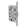 Врезной межкомнатный замок WC AGB Mediana Evolution, 96/50 мм, матовый никель (B01102.50.41)