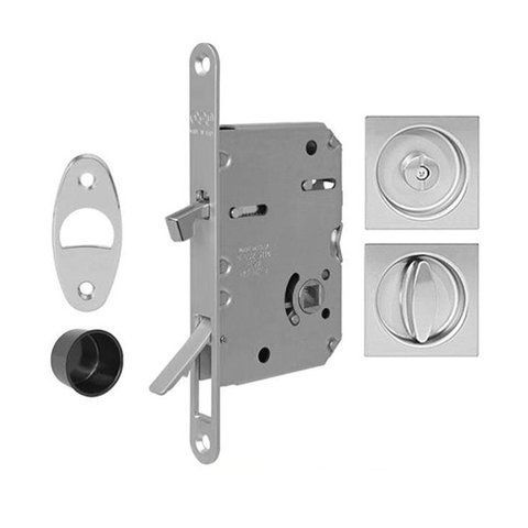 Комплект замка для раздвижной системы AGB Scivola Tre Class, матовый хром (B04651.50.34) B04651.50.34 фото