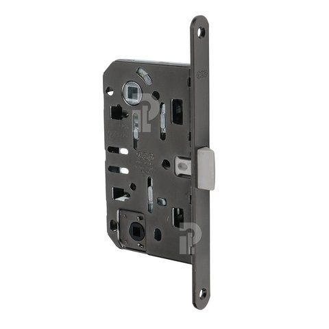 Врезной межкомнатный замок WC AGB Mediana Evolution, 96/50 мм, титан (B01102.50.F9) B01102.50.F9 фото