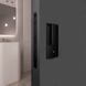 Ручка для распашных дверей AGB WAVE WC, чёрная (B30002.00.93) B30002.00.93 фото 2