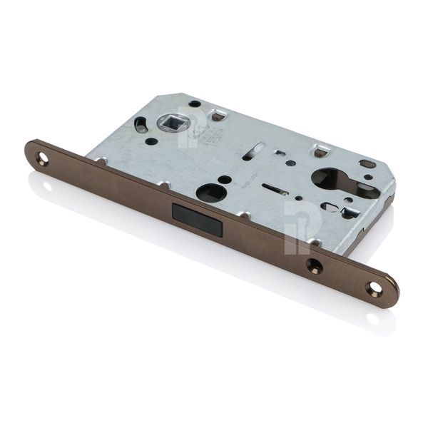 Врезной магнитный замок PZ AGB Polaris 2XT, 85/50 мм, бронза коричневая (B06103.50.22) B06103.50.22 фото