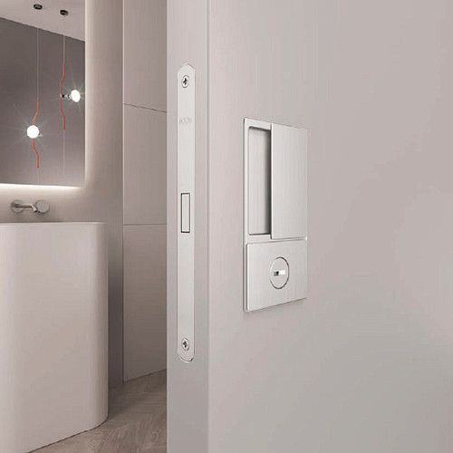 Ручка для распашных дверей AGB WAVE WC, белая (B30002.00.FM) B30002.00.FM фото