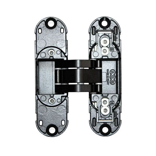 Скрытая петля AGB Eclipse 2.2, 110х30 мм, чёрная, с колпачками (E30200.85.93 Kit) E30200.85.93+E30200.87.93 фото